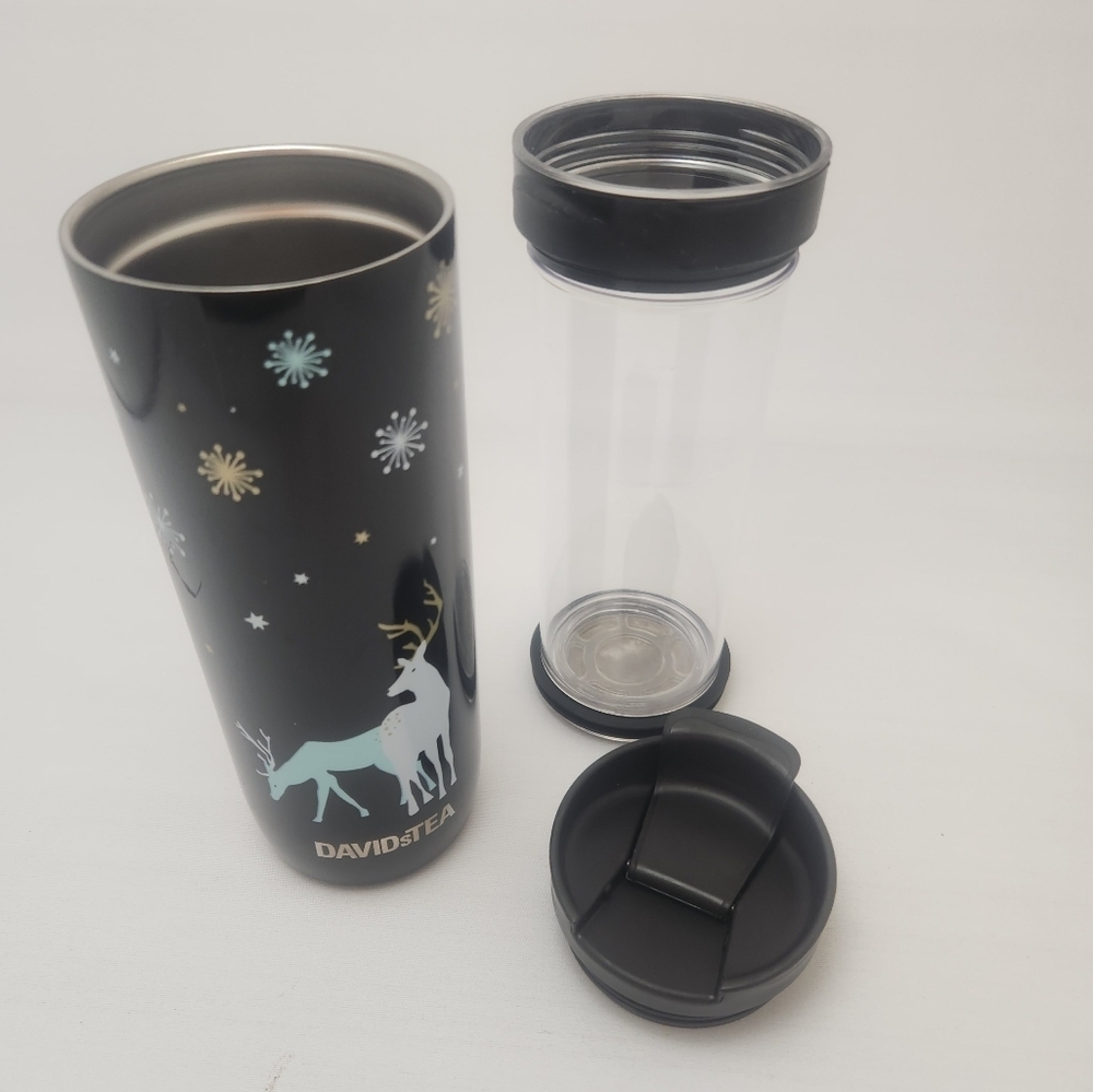 DavidsTea Favourite Tumbler - EUC - Winter Deer
